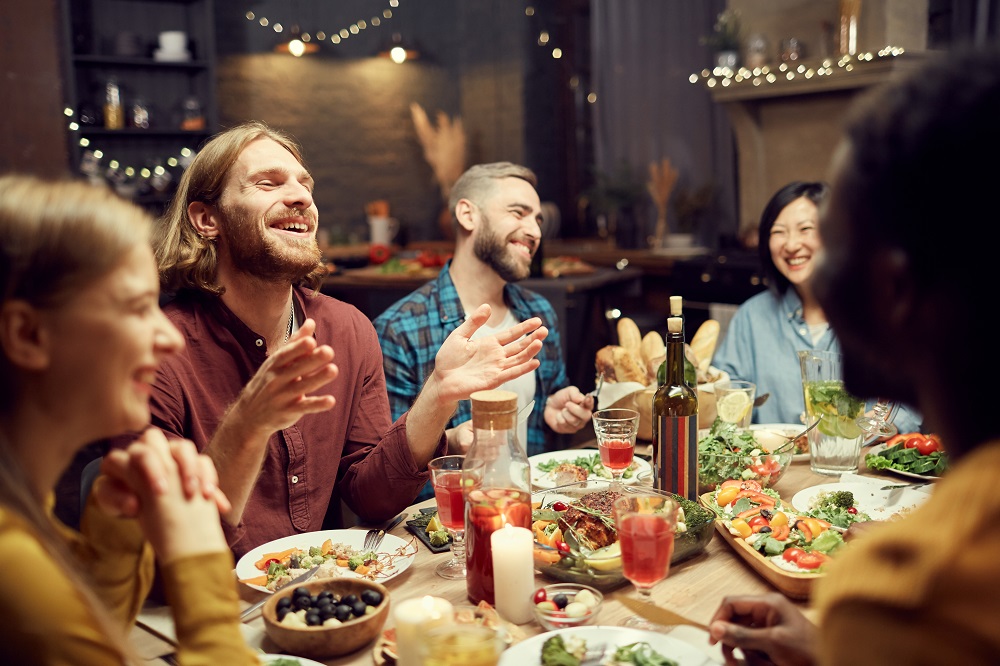 Essen mit Freunden Essen mit Freunden