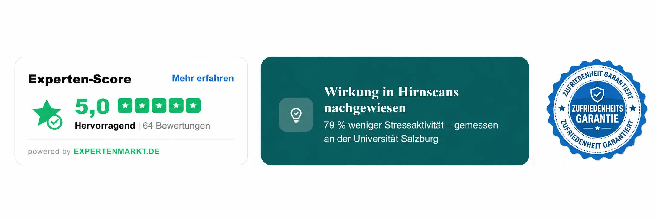 Experten-Score 5,0 · Wirkung in Hirnscans nachgewiesen 